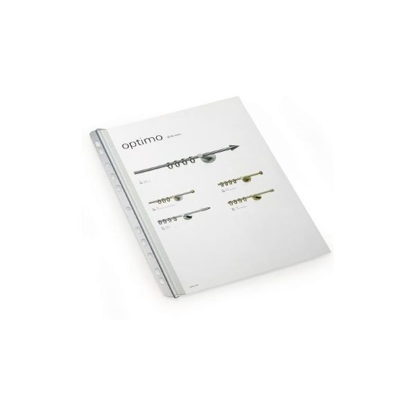 Grzbiet wsuwany z listwą Durable A4/6mm 2904, transparentny